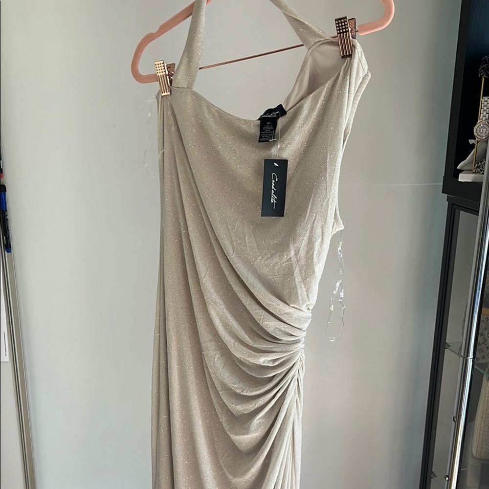 Candalite Elegant Cream Dress. NWT medium